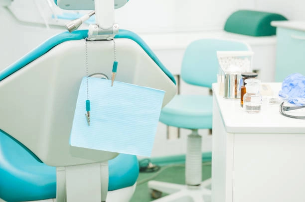 Modern dental clinic with equipment, chair, tools, and sterilized instruments.-general cosmetic dentistry